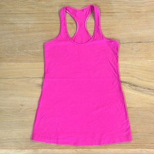 Lululemon Cool Racerback tank size 8. Bright pink